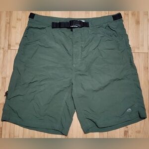 Nike ACG Shorts Mens Size 36 Olive Green Chino Belted Stretch Outdoor Hiking